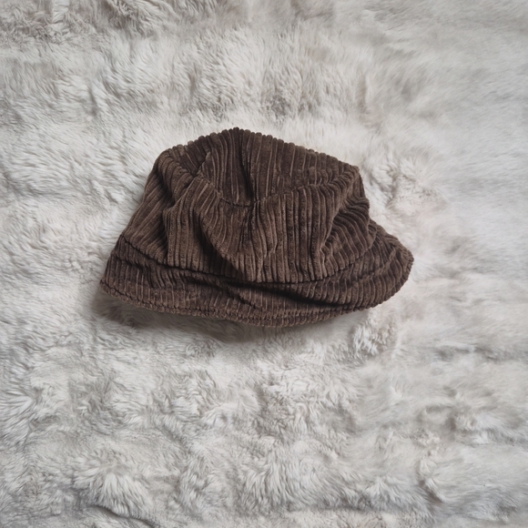 Vintage Brown Corduroy Bucket Hat Fall Winter 90s Indie Sleaze Sleeze Goblincore - Picture 8 of 9